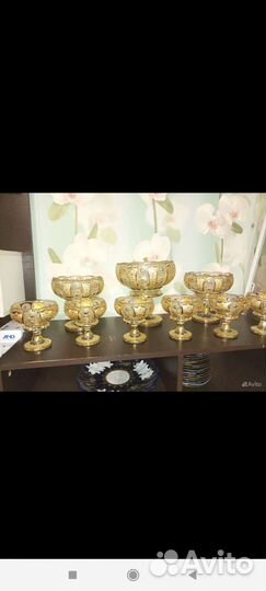 Набор вазы богемия