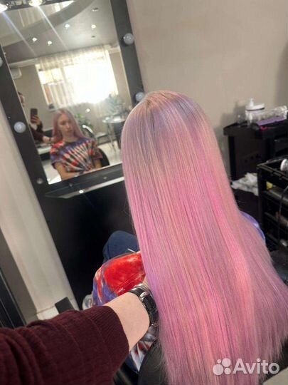 Стрижка и окрашивание