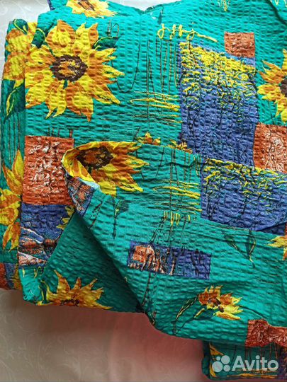 Новый постельный набор 1,5-спальный Подсолнухи