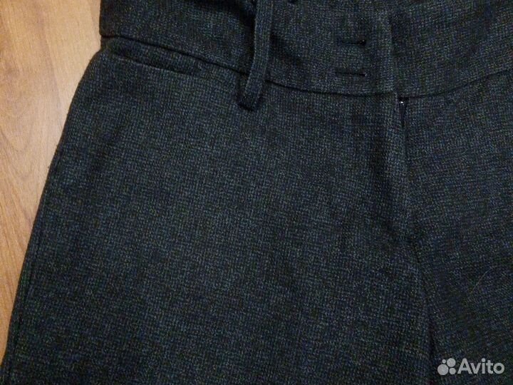 Брюки на лямках, р 46, шерсть, Израиль