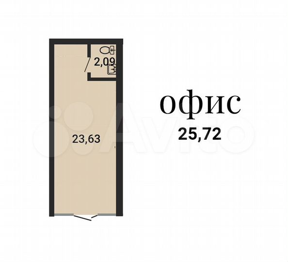 Офис, 25.72 м²