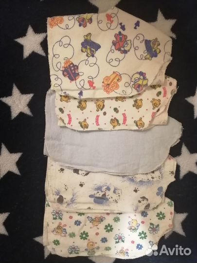 Пелёнки, распашонки, чепчики, ползунки пакетом