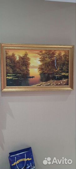 Картина маслом на холсте бу