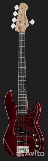 Бас-гитара 5 струн Harley Benton PJ-5 HTR Deluxe