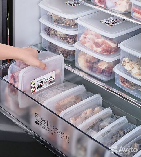 2 контейнера для продуктов 1.3 литра. Новый