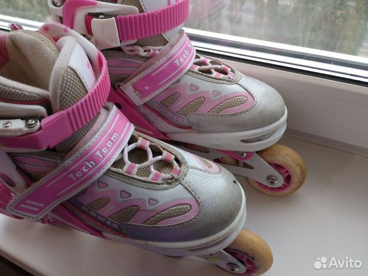 Роликовые коньки детские раздвижные