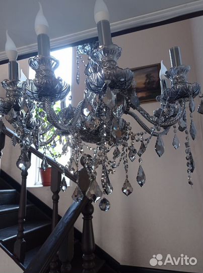 Люстра потолочная хрусталь