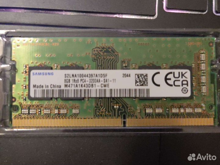 Оперативная память для ноутбука ddr4 8gb