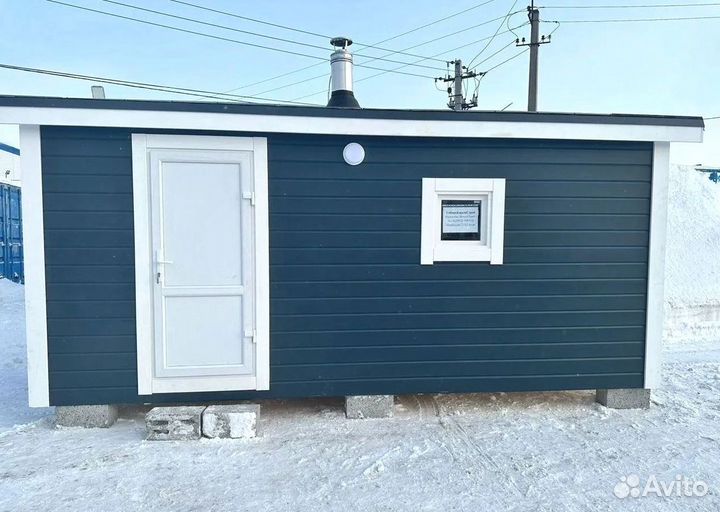 Kapкасная баня 5 метров на 2.4 м пoд ключ