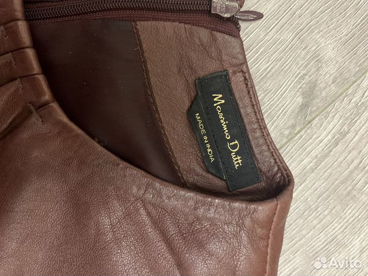 Кожаная кофта massimo duti