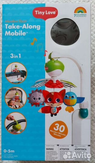 Каруселька на кроватку tiny love