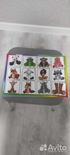 Пазл на липучках