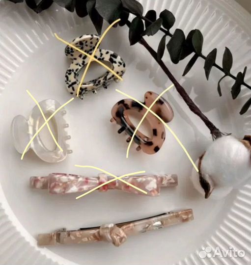 Заколки крабики для волос