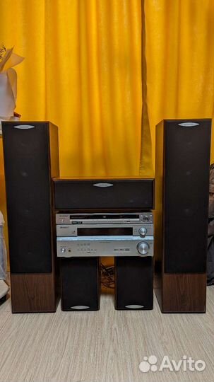 Ресивер pioneer, колонки quadral, DVD pioneer