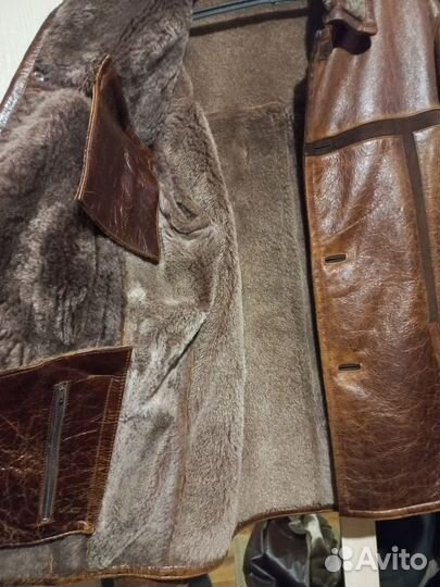 Дубленка натуральная мужская 50 размер