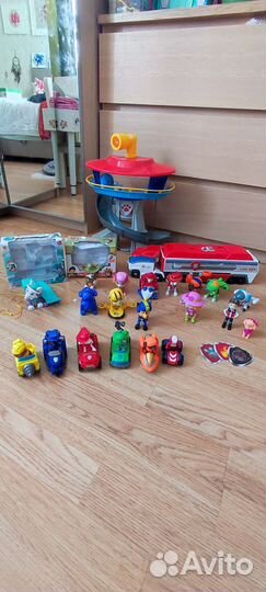 Щенячий патруль база с машинками и автобус