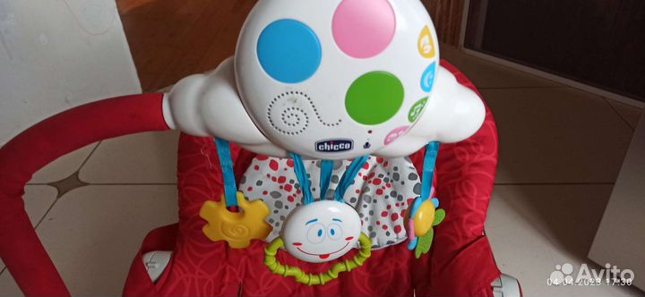 Шезлонг детский chicco balloon