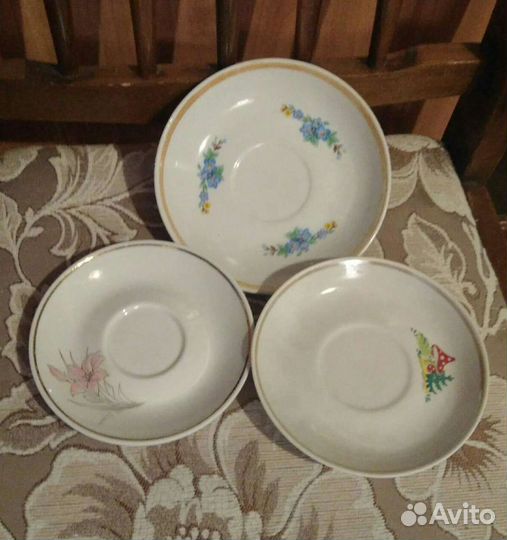 Блюдца фарфор СССР