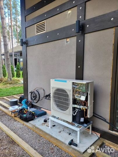 Установка слит -систем (кондиционеров )