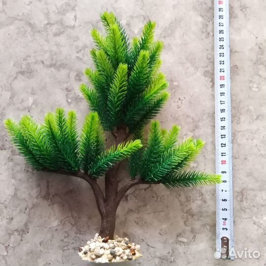 Растения искусственные б\у для аквариума