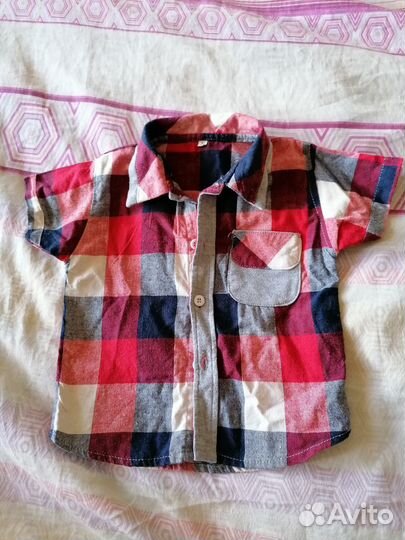 Рубашка на мальчика 80-86