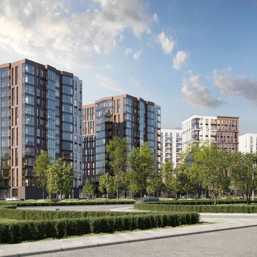 2-к. квартира, 55,9 м², 6/13 эт.