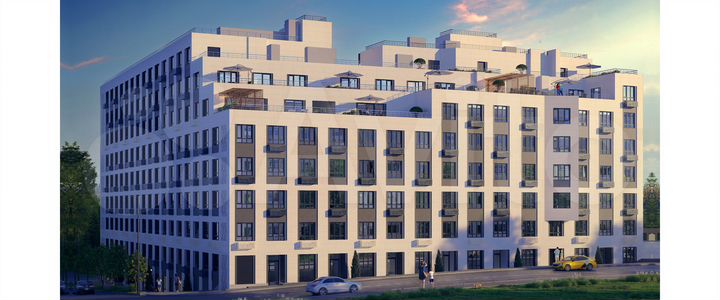 2-к. квартира, 65,2 м², 6/8 эт.