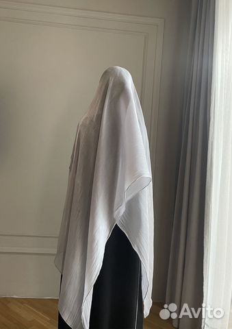 Шарф с завязками,дубайская органза