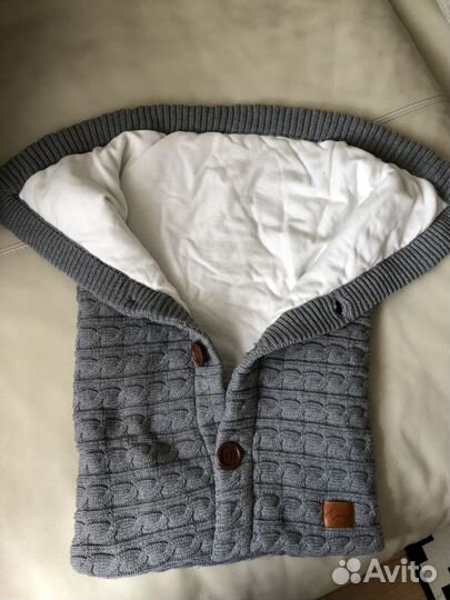 Детский конверт вязаный