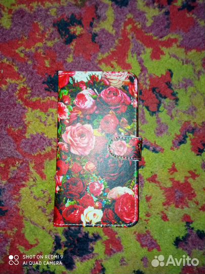 Чехол для самсунга, красный, белый