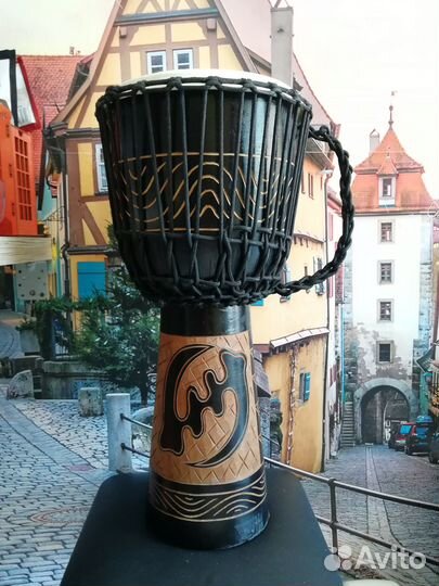 Барабан африканский джембе 10