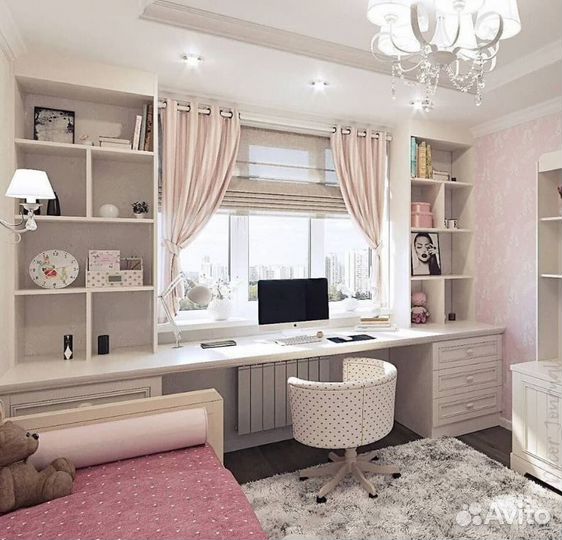 Рабочая зона у окна для Подростка