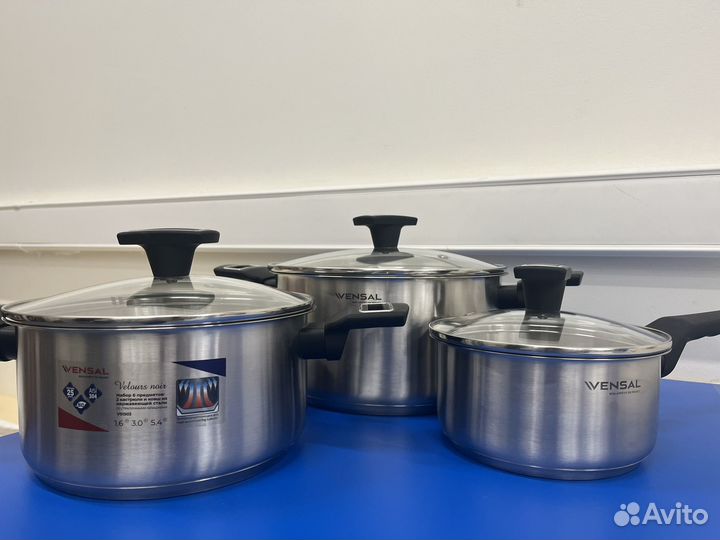 Набор 6 предметов Vensal Velours noir