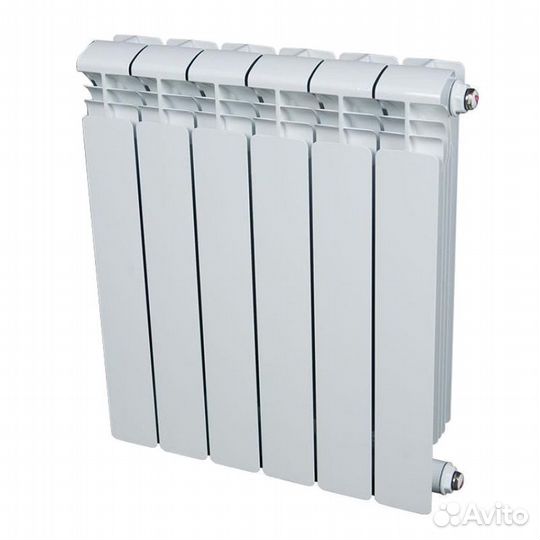 Радиатор биметаллический Rifar Base 500, 6 секций