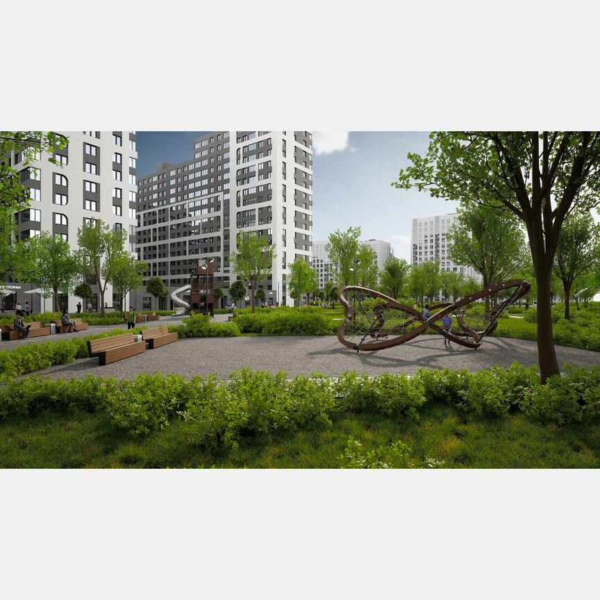 1-к. квартира, 34,2 м², 13/15 эт.