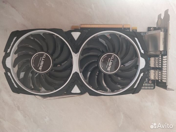 Игровая видеокарта RX580 8gb 2048SP