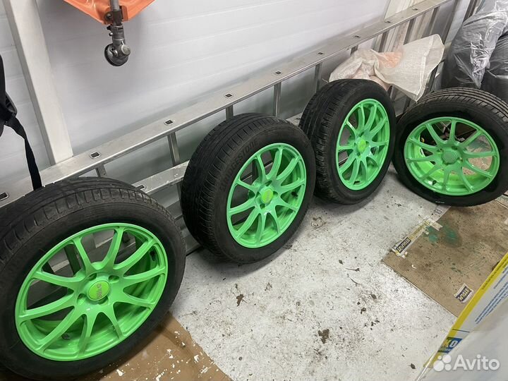 Диски slik и резина bridgestone turanza T005