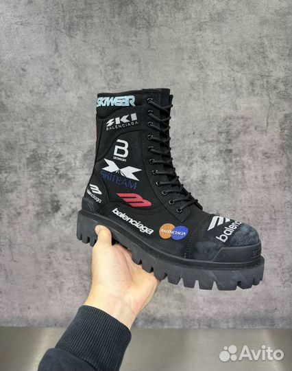 Ботинки Balenciaga Combat Strike 20mm Boots