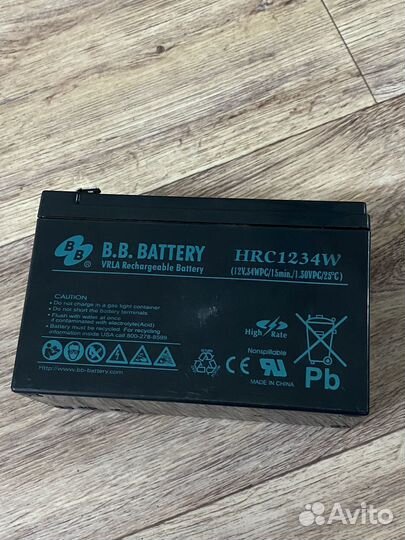 Аккумулятор 12v HRC1234w