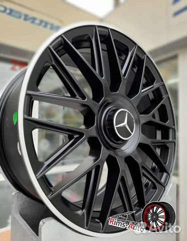 Одноширокие диски на мерседес r18 5x112 чёрный мат