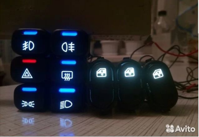 Пересвет кнопок