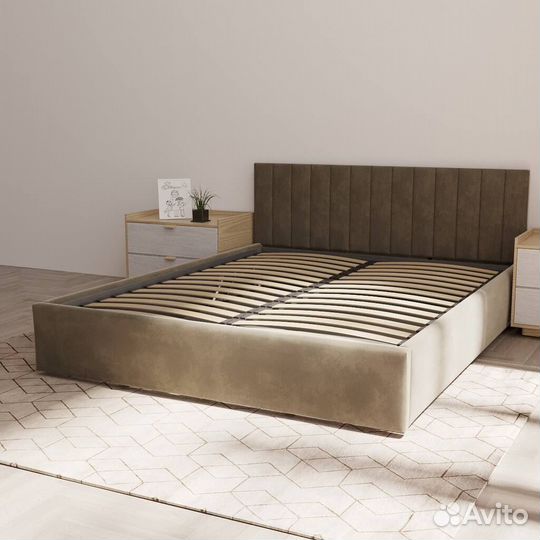 Мягкая кровать с подъёмным механизмом