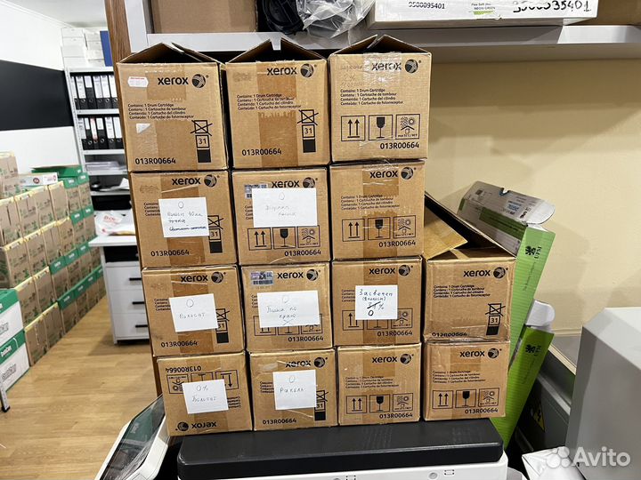 Картриджи фотобарабаны Xerox C60 в коробках, б/у