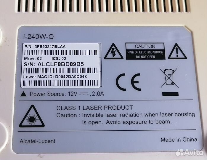 Wifi роутер Alcatel-Lucent I-240W-Q