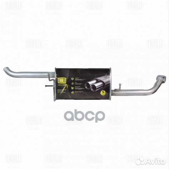 Глушитель chevrolet lacetti 05- седан EMM0507 T