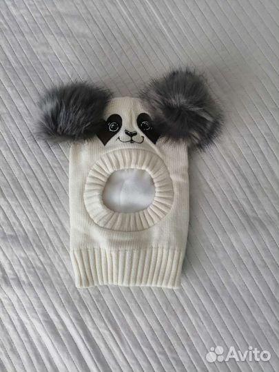 Шапка шлем для девочки