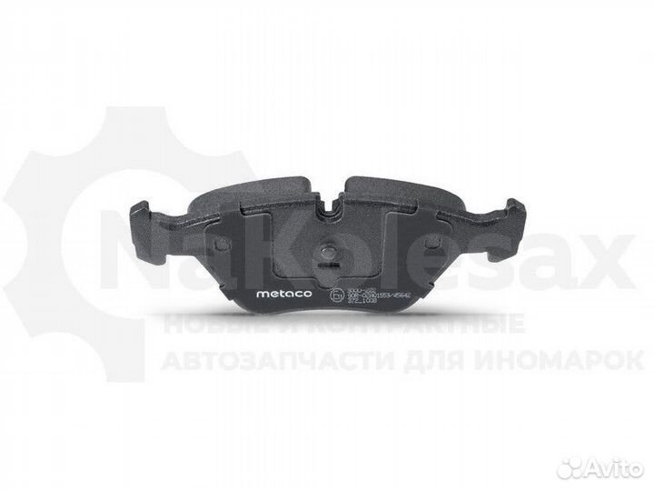 Колодки тормозные передние к-кт Metaco 3000-222