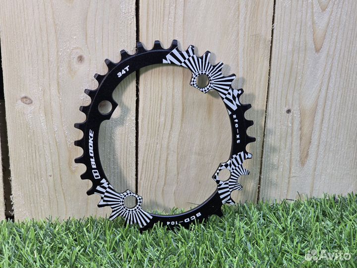 Передняя звезда Narrow Wide 34T /104 BCD Oval