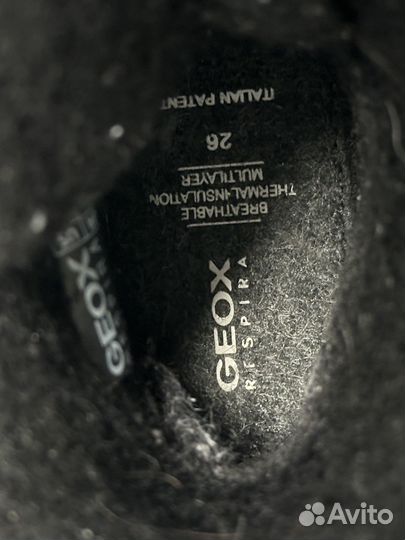 Ботинки зимние детские geox 26 размер