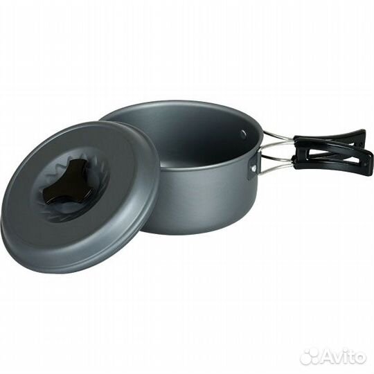 Кастрюля анодированный алюминий, складные ручки
